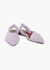 Zimmermann - Terry slingback point-toe flats - Purple - EU 37