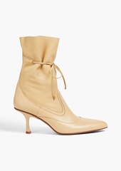 Zimmermann - Tie-detailed leather ankle boots - Neutral - EU 36