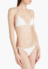 Zimmermann - Triangle bikini top - White - 0