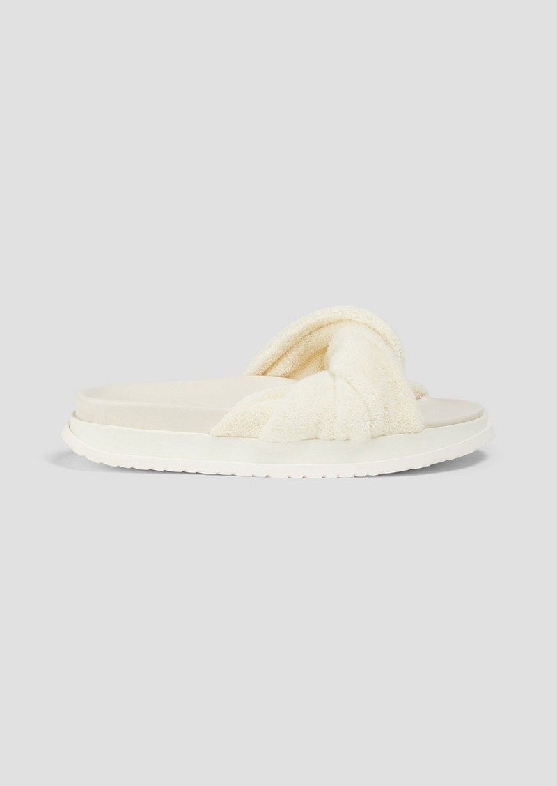 Zimmermann - Twisted terry slides - White - EU 37