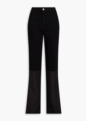 Zimmermann - Two-tone high-rise straight-leg jeans - Blue - 24