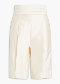 Zimmermann - Wool and silk-blend shorts - White - 00