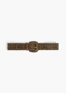 Zimmermann - Woven leather belt - Green - XS/S