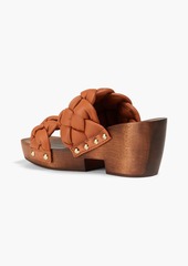 Zimmermann - Woven leather platform clogs - Brown - EU 38