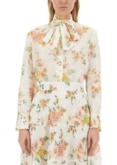 ZIMMERMANN BLOUSE WITH FLORAL PATTERN