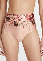 Zimmermann Cassia High Waisted Bikini Bottoms