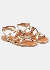 Zimmermann Criss-Cross leather sandals