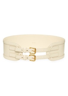 Zimmermann Double Buckle Leather Belt