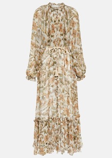 Zimmermann Floral crêpe georgette maxi dress