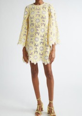 Zimmermann Golden Crochet Lace Minidress