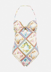 Zimmermann Halcyon floral swimsuit