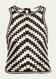 Zimmermann Halliday Hand-Crochet Tank Top