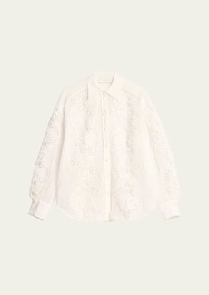 Zimmermann Halliday Lace Flower Shirt