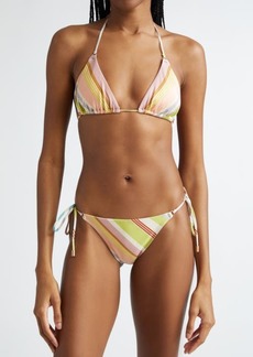 Zimmermann Halliday Stripe Two-Piece Bikini