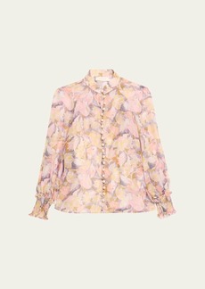 Zimmermann Illustration Buttoned Blouse