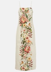 Zimmermann Lexi floral linen maxi dress