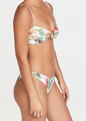 Zimmermann Mae Buckle Bandeau Bikini Set