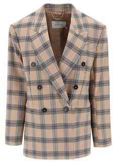 Zimmermann oversized luminosity jacket with check motif