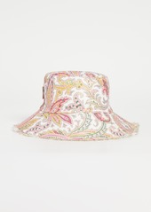 Zimmermann Reversible Frayed Bucket Hat