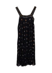 Zimmermann Sunray Floral Print Dress in Black Polyester