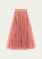 Zimmermann Tulle Polka Dot Skirt