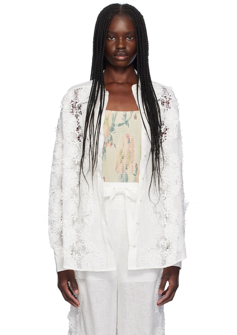 ZIMMERMANN White Halliday Shirt