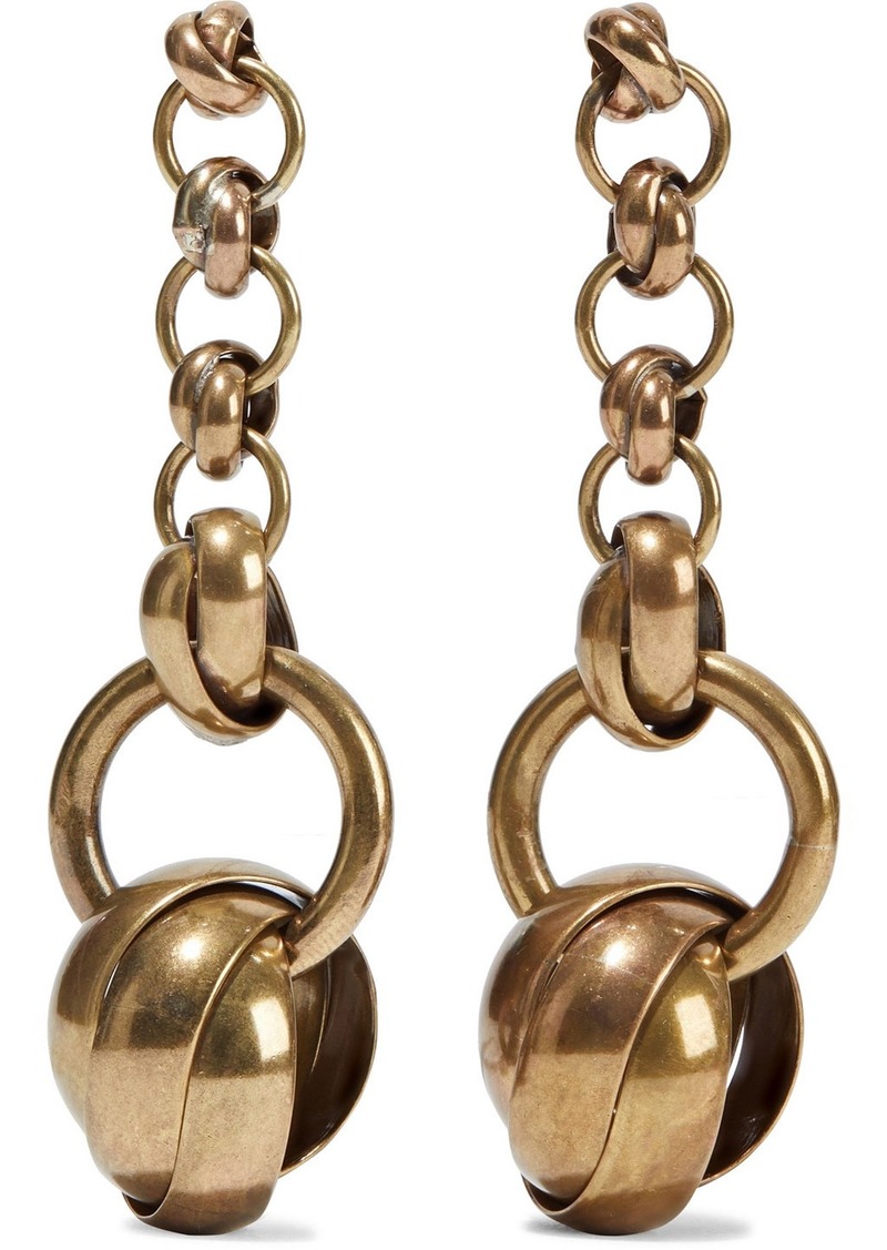 Zimmermann Woman Burnished Gold-tone Earrings Brass