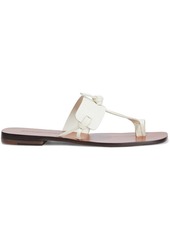 Zimmermann Woman Knotted Leather Sandals White