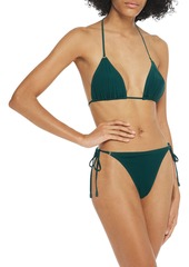 Zimmermann - Separates Sculpt triangle bikini top - Green - 0