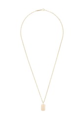 Zoë Chicco 14kt yellow gold dog tag necklace