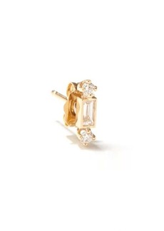 Zoë Chicco - Diamond & 14kt Gold Single Stud Earring - Womens - Yellow Gold