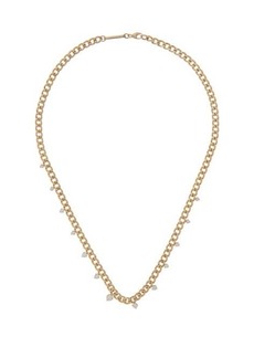 Zoë Chicco - Graduating Diamond & 14kt Gold Curb-chain Necklace - Womens - Gold