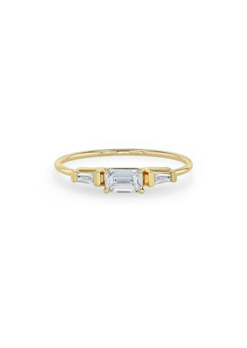 Zoë Chicco Baguette Diamond Ring