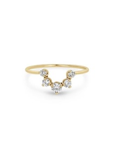 Zoë Chicco Diamond Arc Crown Ring