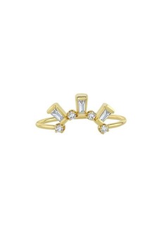 Zoë Chicco Diamond Baguette Arch Ring