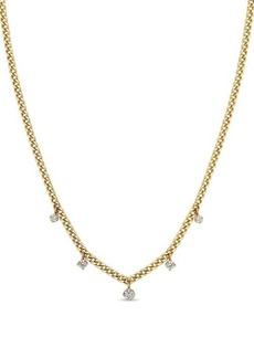 Zoë Chicco Extra-Small Curb Chain Necklace