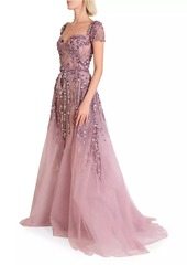 Zuhair Murad Miami Sequined Tulle Gown