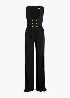 Zuhair Murad - Embellished crepe wide-leg jumpsuit - Black - IT 40