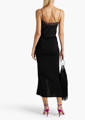 Zuhair Murad - Lace-trimmed crepe camisole - Black - FR 38