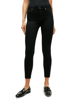 7 For All Mankind Ankle Skinny Jeans in Silblack at Nordstrom
