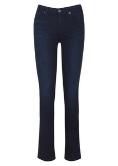 7 For All Mankind Seven Kimmie Slim Illusion Straight Leg Jeans in Siltwltblu at Nordstrom
