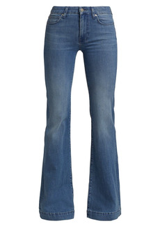 7 For All Mankind Dojo Low-Rise Stretch Flared Jeans