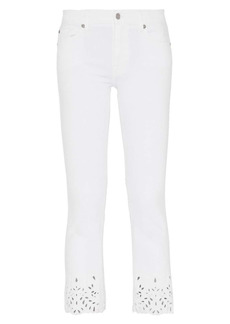 7 For All Mankind Emea Eyelet Ankle Cuff Jeans