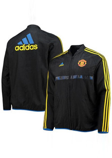 Men's adidas Black Manchester United Icons Woven Full-Zip Jacket at Nordstrom