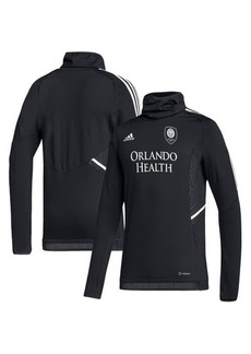 Men's adidas Black Orlando City SC COLD. RDY Raglan Warmup Pullover Jacket at Nordstrom