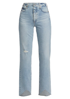 AG Adriano Goldschmied Alexxis Straight-Fit Jeans