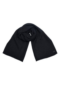AllSaints Rolled Edge Scarf in Black at Nordstrom