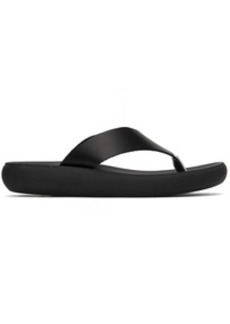 Ancient Greek Sandals Black Charys Comfort Vachetta Sandals