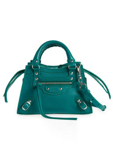 Balenciaga Mini Neo Classic City Leather Top Handle Bag in Jade at Nordstrom