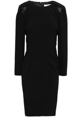 Ba&sh Woman Barbara Cutout Crepe Dress Black